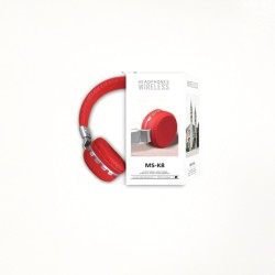 AURICULAR BLUETOOTH INALÁMBRICO MS-K8 ROJO AURICULAR BLUETOOTH INALÁMBRICO MS-K8 ROJO